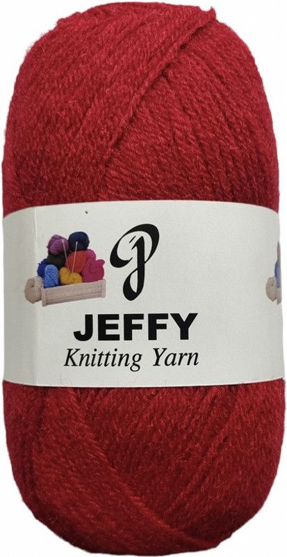JEFFY Rosemary Dark red Wool Ball Hand Knitting Wool/Yarn,200 gram shade no-39