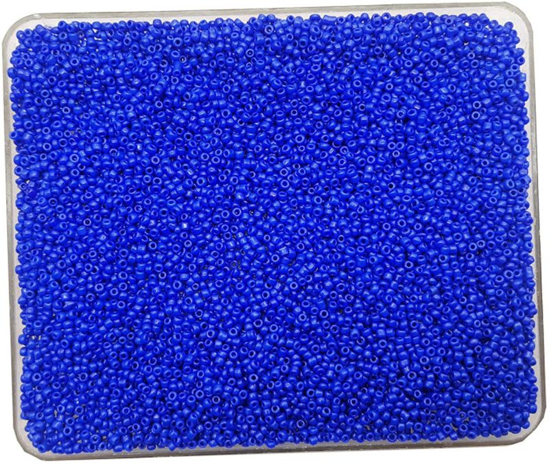 eshoppee 200 gm11/0 Blue Color Glass Seed Beads (2)