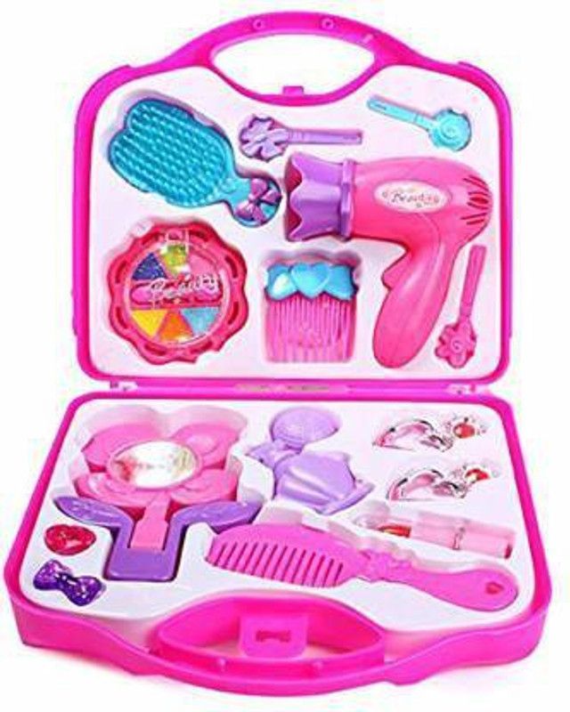 Just97 Beauty Salon Fashion Play Makeup & Cosmetic kit with Accessories