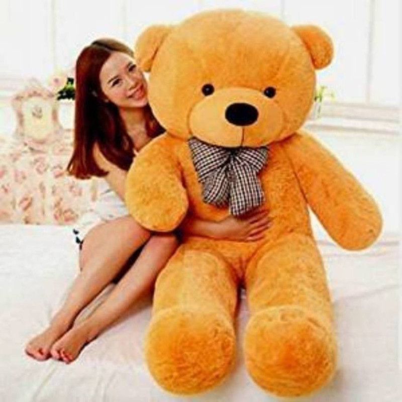 Flufy 5 Feet Teddy Bear Jumbo ( Brown Teddy Bear ) - 155 cm  (Brown)