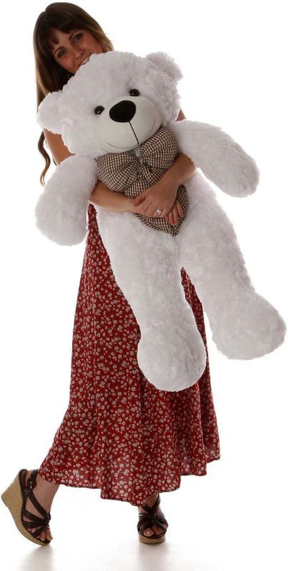 Giftee 3 Feet Premium Quality Teddy Bear, Gift for Someone Special, Best Gift - 90 cm  (White)