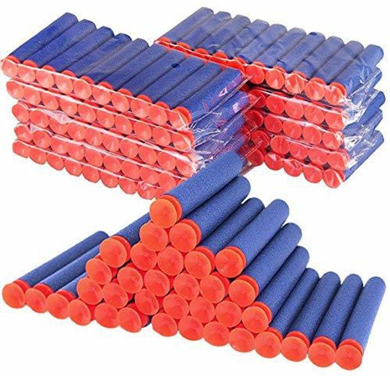 Whiz Kids uction Foam Toy Bullet Dart Bullets for N-Stike Elite Guns, 100-Pieces, Blue Darts & Plastic Bullets  (Blue)