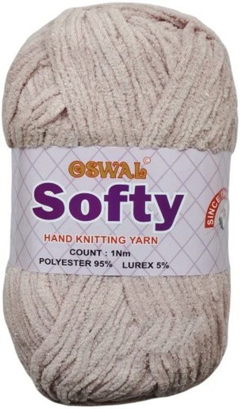 JEFFY Oswal Blanket Softy Motu Thick Yarn (1 ball/150 Gram Each) Used with Knitting Needles, Crochet Needles Wool Yarn for Knitting -Pack of 4 (600 gm) Shade no.19