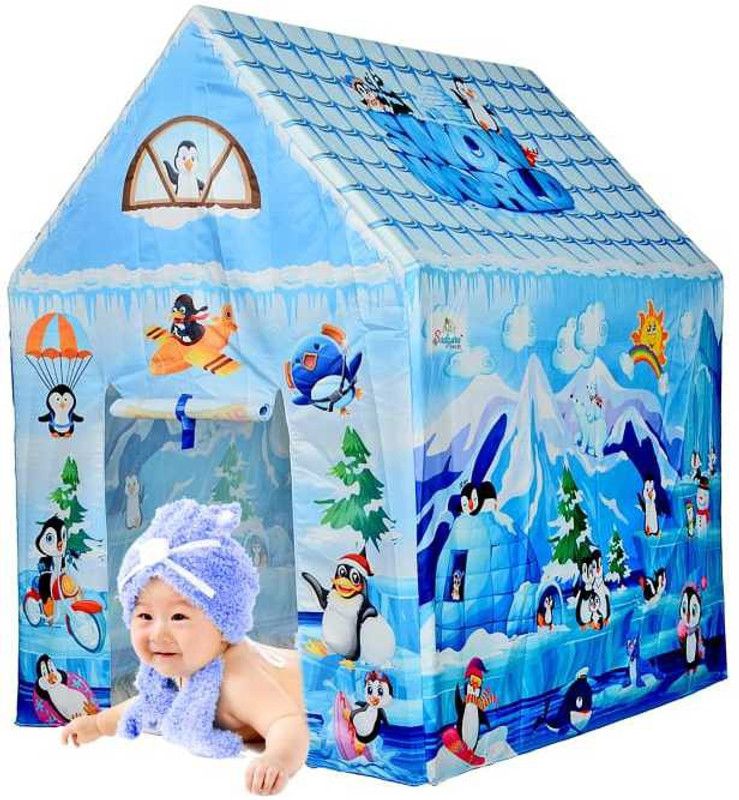 YUGSALES Jumbo Size Extremely Light Weight , Water Proof Kids Play Tent House for 10 Year Old Girls and Boys  (White)