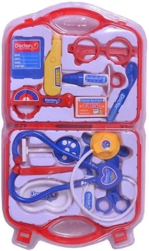 dtc Doctor Set Compact Medical Accessories Toy