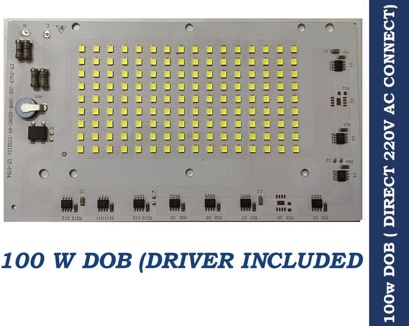 SG Flash 144 SMD led ( DRIVER INCLUDED) board kit for 50 watt led light Led Panel Electronic Components Electronic Hobby Kit