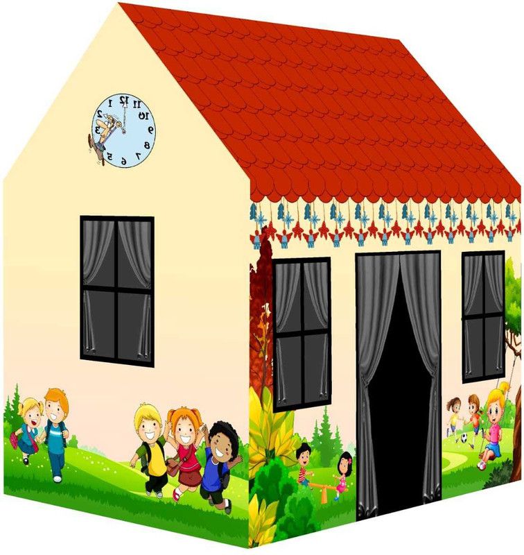 SADGURU SALES Jumbo Size Extremely Light Weight , Water Proof Kids Play Tent House for 10 Year Old Girls and Boys  (Yellow)