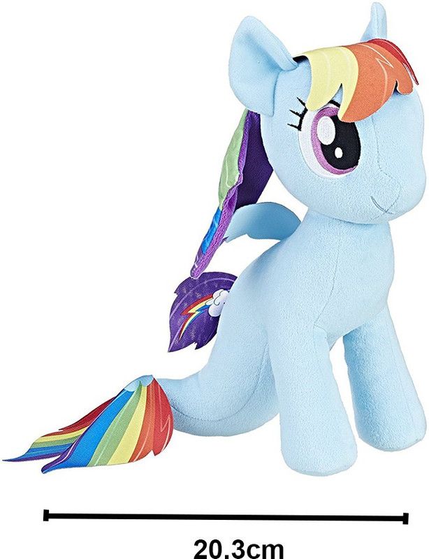 MY LITTLE PONY Pony the Movie Rainbow Dash Sea-Pony Cuddly Plush - 30.5 cm  (Multicolor)