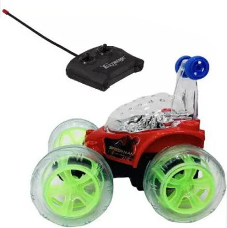Elegant Personalized Gifts Remote Control Car 360 Degree Rolling Stunt Car with Music & Lights  (Multicolor)