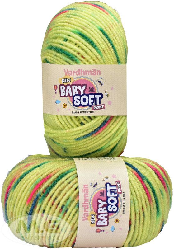 Simi Enterprise 100% Acrylic Wool Parrot Mix (Pack of 6) Baby Soft Wool Ball Hand knitting wool / Art Craft soft fingering crochet hook yarn, needle knitting yarn thread dyed … - A SM-BB
