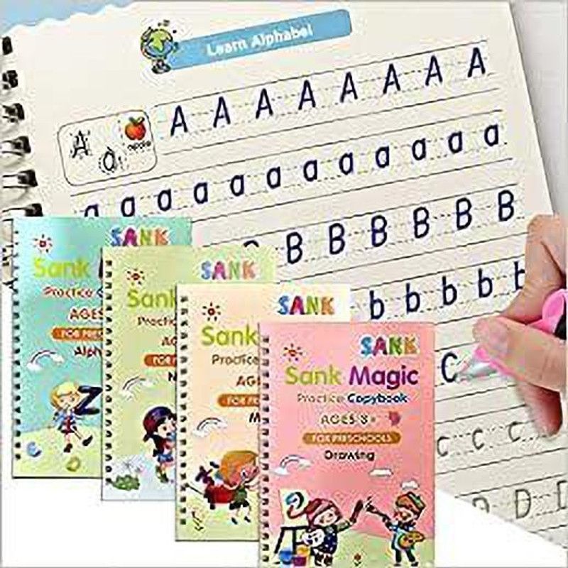 MILLOR Sank Magic Practice Copybook Calligraphy Set Practical Reusable Writing Tool  (Multicolor)