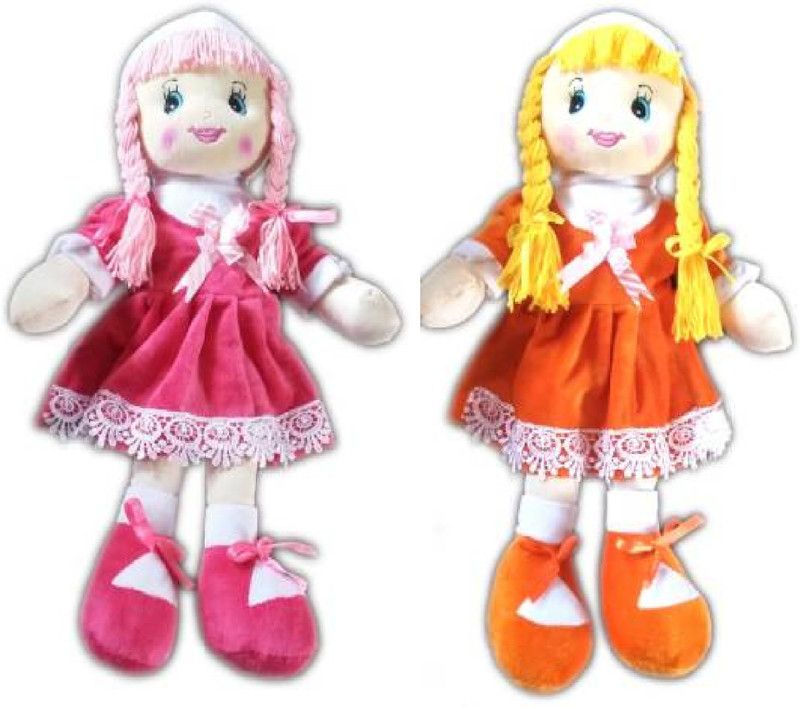 tgr RANI DOLL ORANGE+RANI COLOUR - 40 cm  (Multicolor)