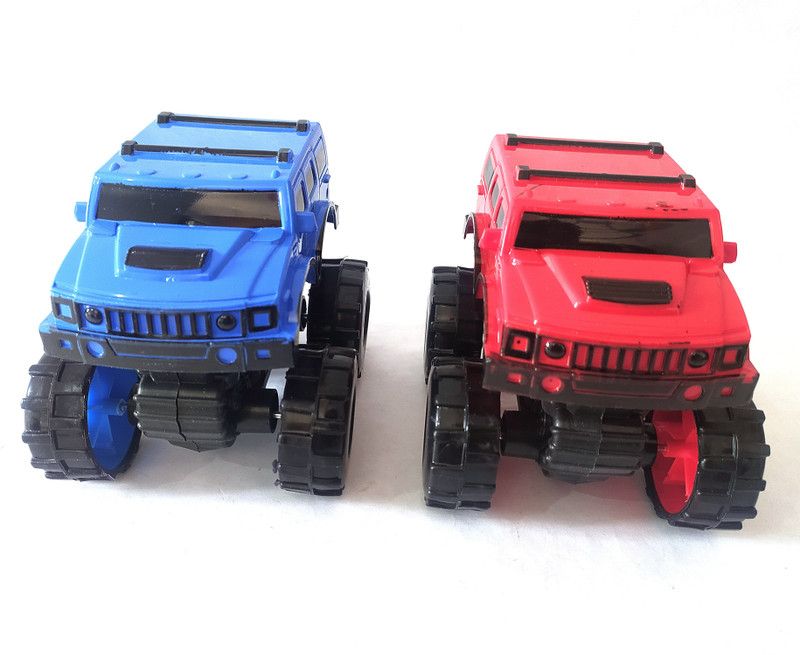 KOKEE TOYS Frictional Pull Back Jeep Car Toy for Kids|Girls|Boys.( Set of 2)(Multicolor)  (Multicolor, Pack of: 2)