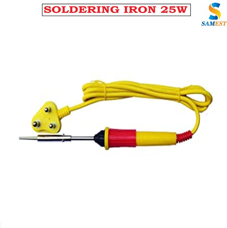 samest 25 watt AR1 soldering iron colour (YELLOW) set of 1 Electronic Components Electronic Hobby Kit