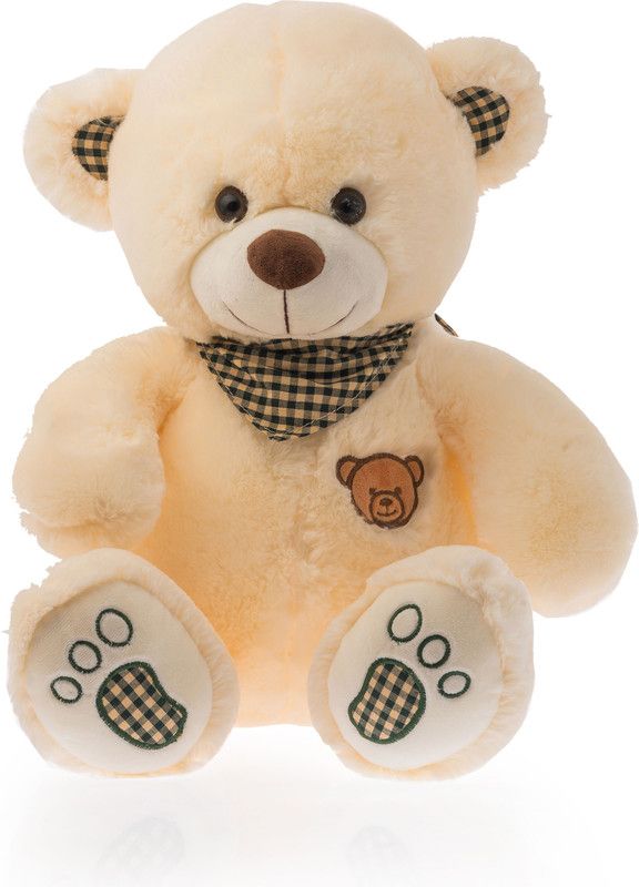 Dimpy Stuff Dimpy Bear W/Scarf -Cream - 40 cm  (Multicolor)