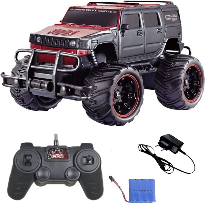 First One Mad Racing Remote Control Hummer Off Road car and Racing car for Kids  (Red)