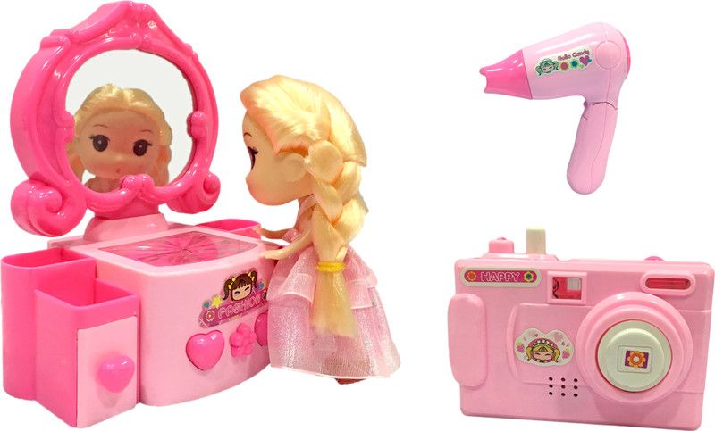 Toyshack Dressing table,hair dryer & camera