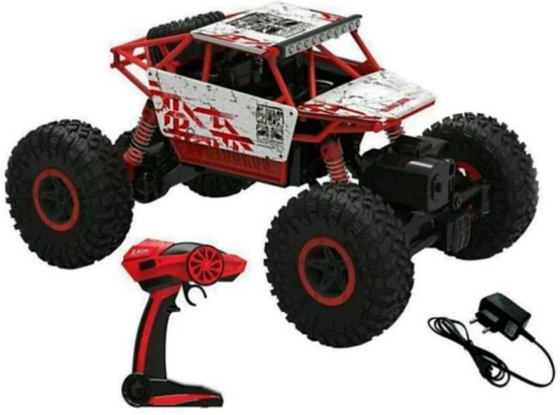 Authfort Rechargeable RC 4WD Rally Car 1:18 Scale 2.4GHz-Multicolor  (Multicolor)