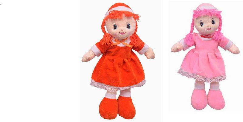 tgr SOFT DOLL - 45 cm  (Pink, Orange)