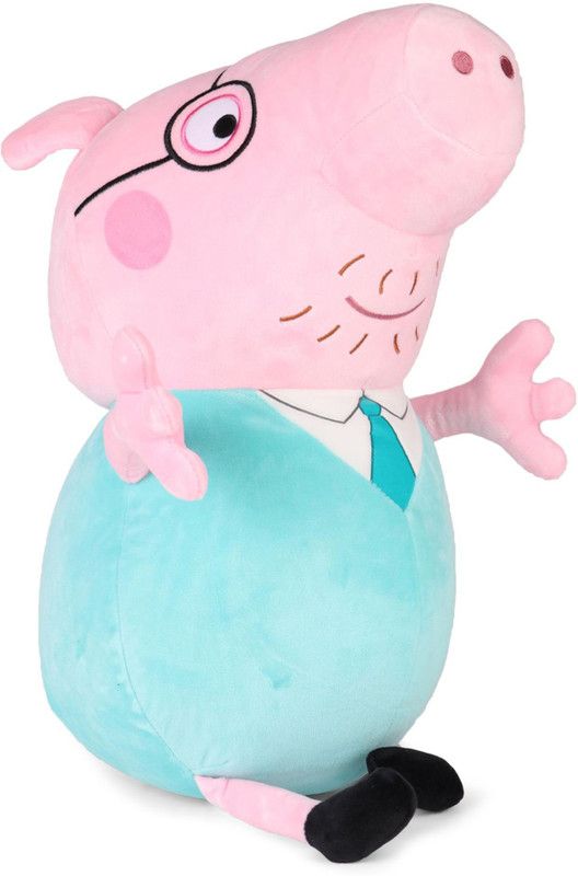 Peppa Pig Daddy Pig Plush 19 cm - 19 cm  (Multicolor)