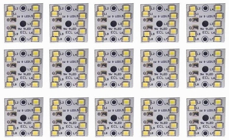 ROOPREKHA ENTERPRISES E (PACK OF 15) 9w MCPCB Led Raw Material For Led Bulb Light .s . () Light Electronic Hobby Kit
