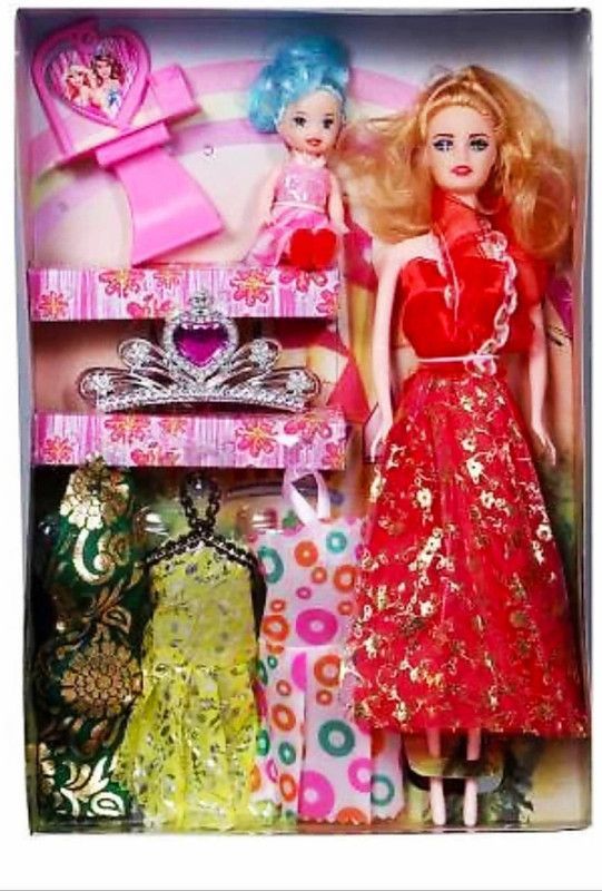 DIRAMYA PRETTY BABY DOLL MULTICOLOUR Pretty Doll Toys with Multicolour Fashion Accessories for 3+ Girls (Multicolor)  (Multicolor)