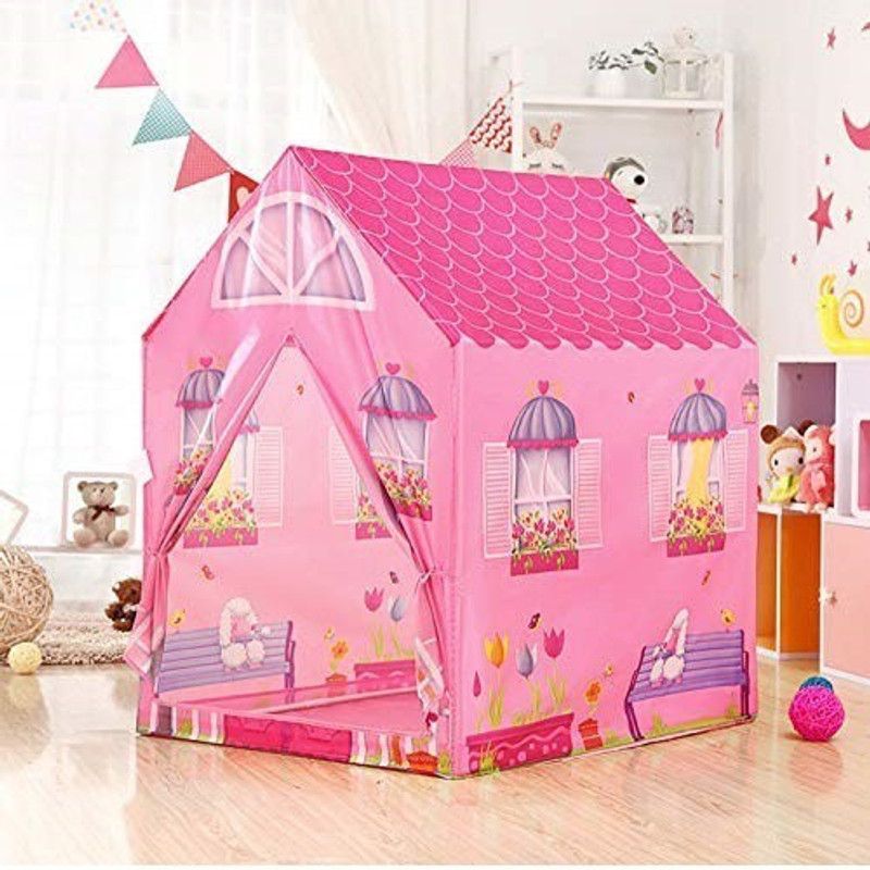 Kidsor Princess/Prince Kids Play Tent Indoor Outdoor - for Boys Girls -foldable tent  (Pink)
