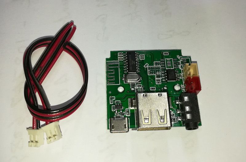 Diycart Mono Bluetooth FM USB AUX Card MP3 Audio Player Decoder Module Kit with (5 watt Audio Amplifier Inbuilt with mic) Electronic Components Electronic Hobby Kit