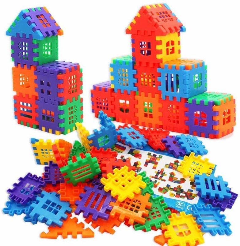 Zency Housing Block Toys  (Multicolor)