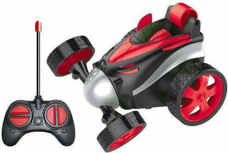 kdsn RC Car Tumbling Stunt Dump Truck Remote Control Toys (Red)  (Multicolor)