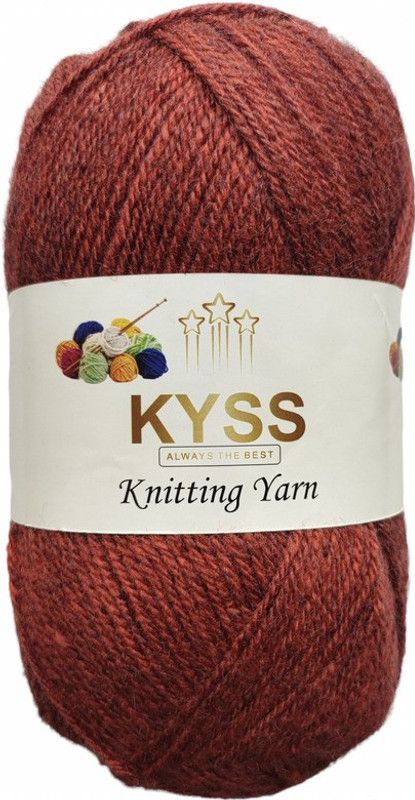KYSS BlueBell 300 GM (1 BALL, 100 GM EACH)Wool Ball Hand Knitting Wool, Shade No-89