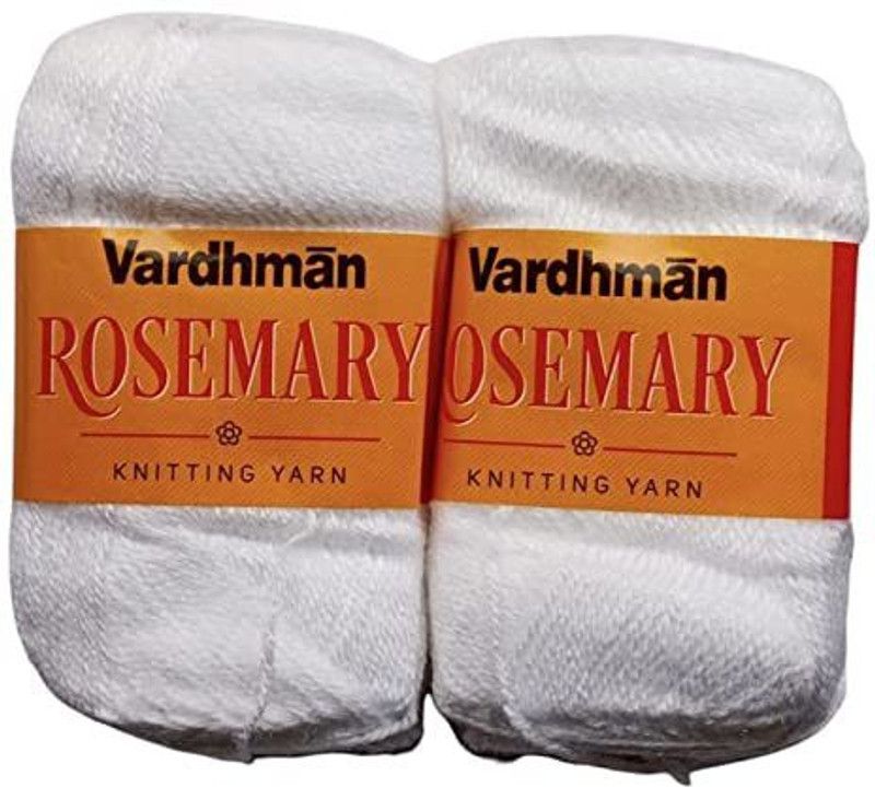 JEFFY Vardhman Rosemary Wool Hand Knitting/Art Craft Soft Yarn, 600 Gram Shade no-14
