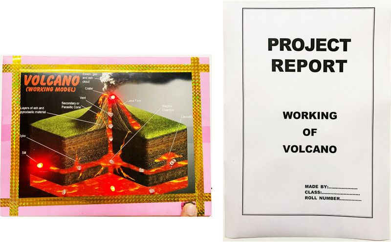 ONTEX ELECTRONICS Volcano Process Working Model and Project(Report Included) Educational Electronic Hobby Kit