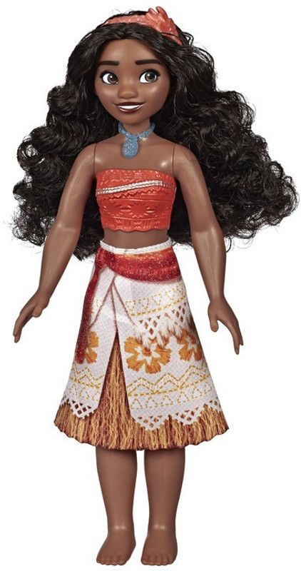 DISNEY PRINCESS Moana of Oceania Fashion Doll with Skirt That Sparkles, Headband, Necklace, Toy for 3 Year Olds & Up  (Multicolor)