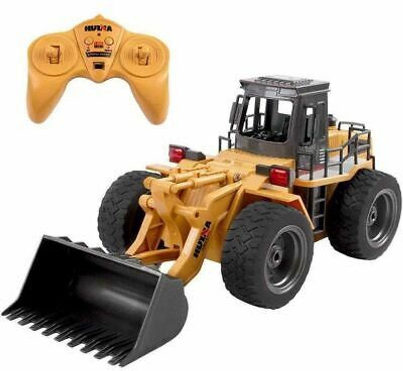 NAVRANGI ruck Alloy Radio Control 4 Wheel Bulldozer Front Loader Construction Vehicle  (Yellow & Black)