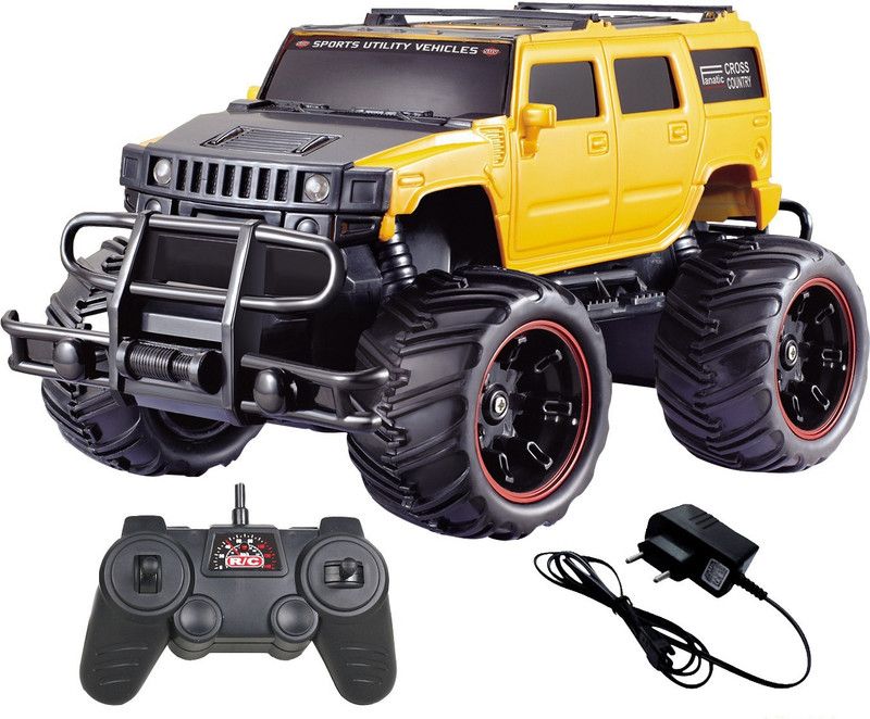 Webby Off-Road 1:20 Hummer Monster Racing Car  (Yellow)
