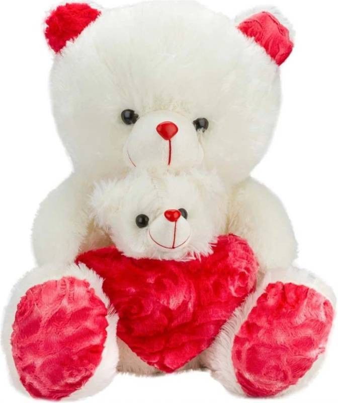 Stuffiez Beautiful High Quality Stuff For Mother's day & Birthday Gift ( Approx 58 cm White) - 58 cm (white) - 58 cm  (Multicolor)