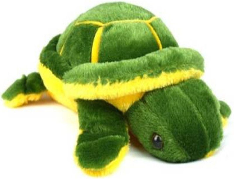 Tashu Collection Soft Cute Green Turtle Plush Toy.. - 25 cm  (Green, Yellow)