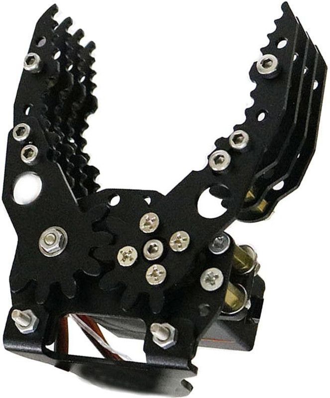 Calandis G6 DIY Metal Robotic Robot Mechanical Standard Claw Gripper Arduino black Motor Control Electronic Hobby Kit