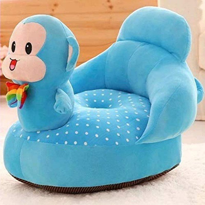 AVS Quality Monkey Shape Baby Soft Plus Baby - 45 cm  (Skyblue)