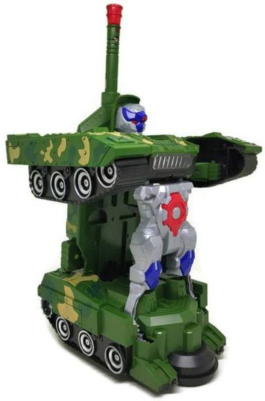 Stecky Presenting the best Robot Army Combat Tank  (Multicolor)