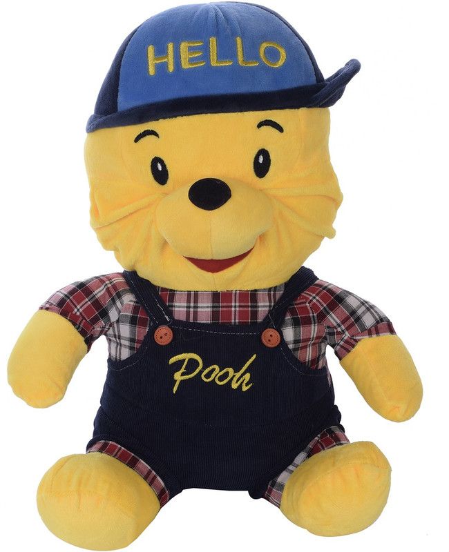 Aarushi Soft toy pooh - 30 cm  (Multicolor)