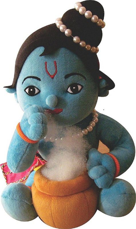Pihu Enterprises oft Toy Krishna Ji - 30 CM - 11 cm  (Blue)