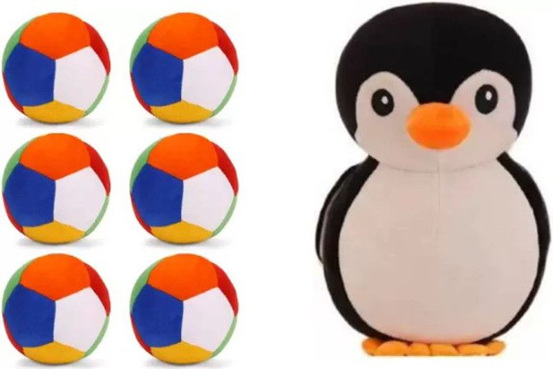 KPN 6pc soft ball and - 30 cm  (Multicolor)