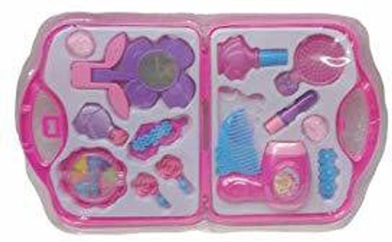 Barodian's Beauty Makeup kit Set for Girls 14 Accessories ( Pink )