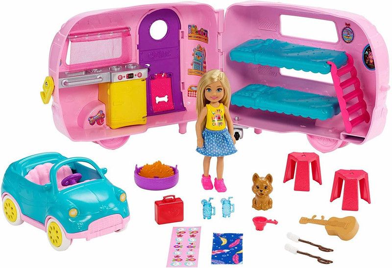 BARBIE Chelsea Camper Playset  (Multicolor)
