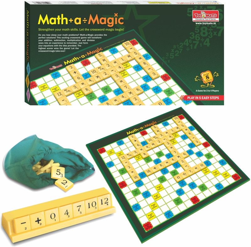 Toymate Math-A-Magic Educational Board Games Board Game