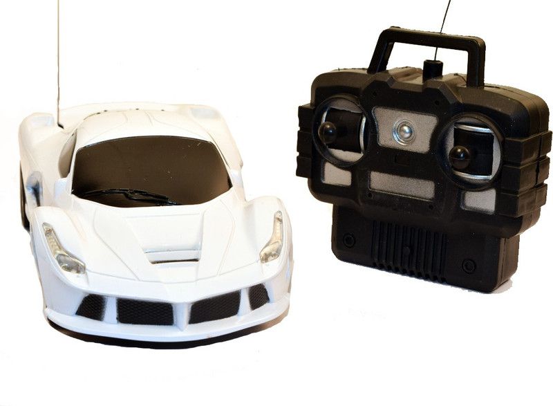 Gooyo Full Function 1:24 Scale Radio Control Modern Team Racing Car  (White)