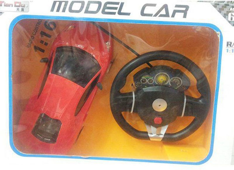 Navkar Steering Racing Toy Car - Scale 1:16  (Red)
