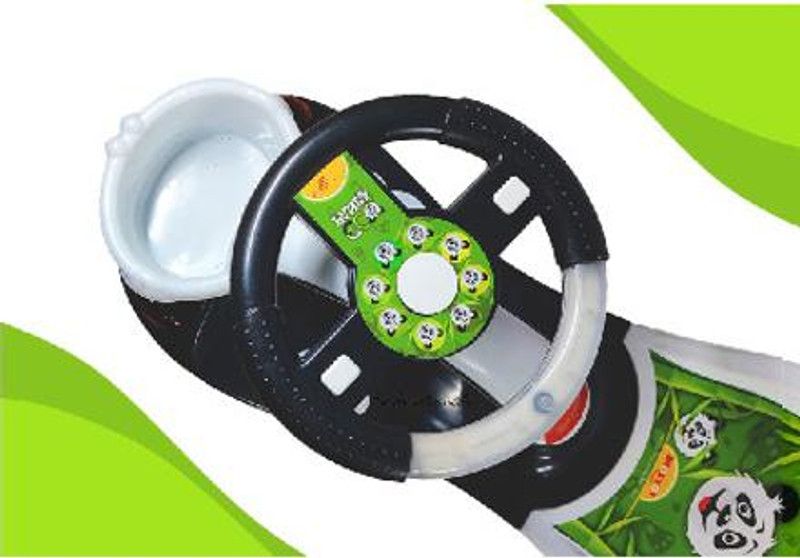 Myhoodwink ECO PANDA RIDE ON MAGIC CAR FOR BOYS AND GIRLS Rideons & Wagons Non Battery Operated Ride On  (Multicolor)